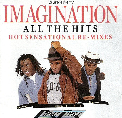 Imagination - All The Hits - Hot Sensational Re-Mixes (LP, Album, Comp)