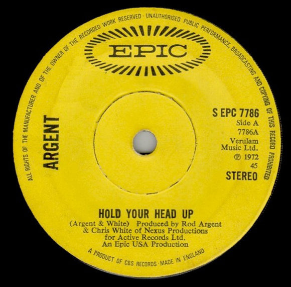 Argent - Hold Your Head Up (7