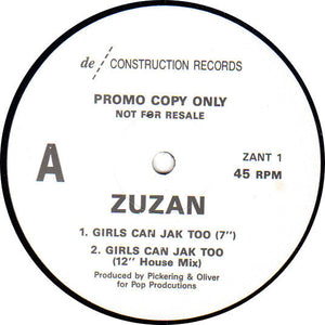 Zuzan - Girls Can Jak Too (12", Promo)