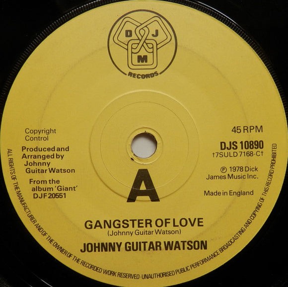 Johnny Guitar Watson - Gangster Of Love (7