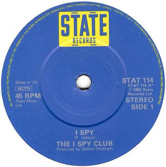 The I Spy Club - I Spy (7", Single)