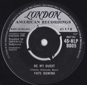 Fats Domino - Be My Guest / I've Been Around (7", 4 P)