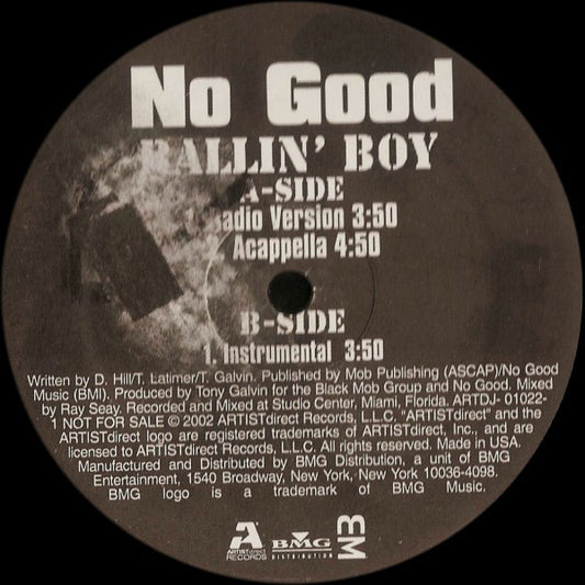 No Good* - Ballin' Boy (12")