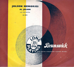 Al Jolson - Jolson Memories (10", Comp)