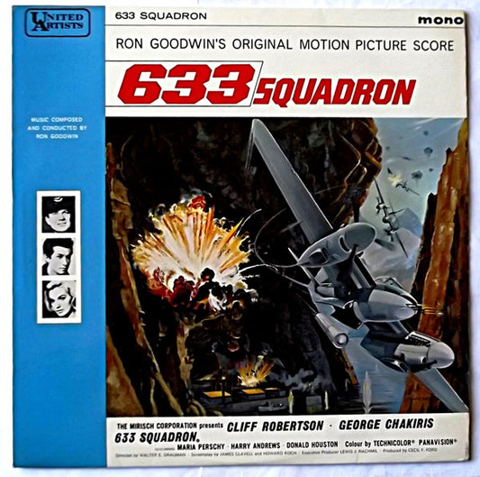 Ron Goodwin - 633 Squadron - Original Motion Picture Score (LP, Album, Mono)
