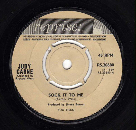 Judy Carne - Sock It To Me (7", Single)