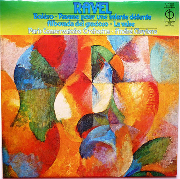 Ravel*, Paris Conservatoire Orchestra* - André Cluytens - Orchestral Music Of Ravel (LP)