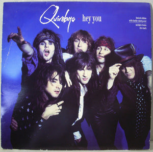 The Quireboys - Hey You (12", Single, Ltd)