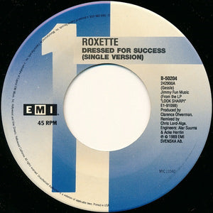 Roxette - Dressed For Success (7", Single)