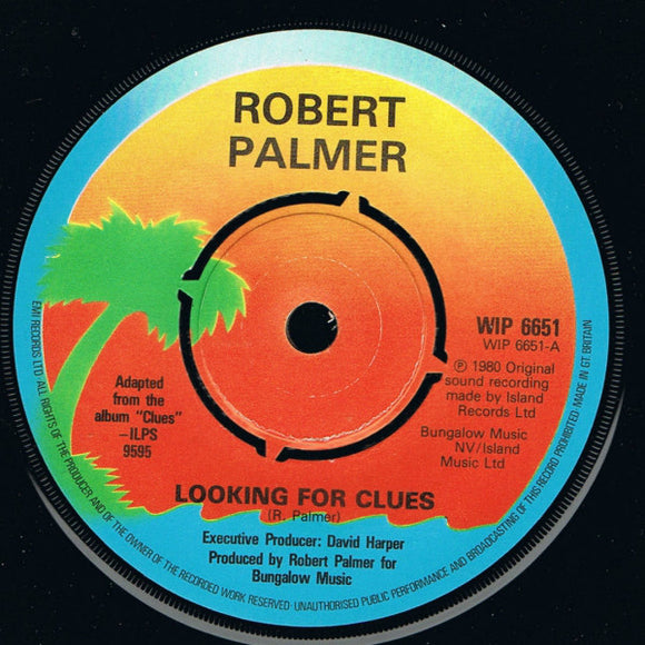 Robert Palmer - Looking For Clues (7