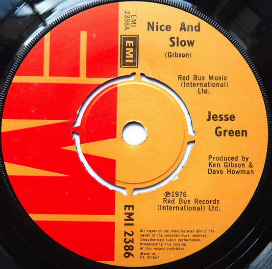 Jesse Green - Nice And Slow (7", Single)