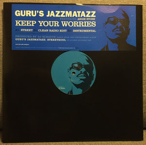 Guru - Keep Your Worries (12", Promo)