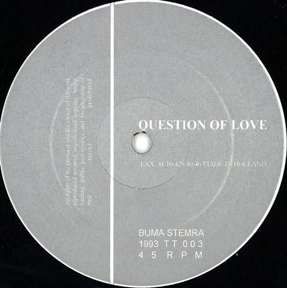 Question Of Love - Question Of Love (12