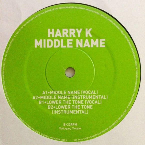 Harry K. - Middle Name (12