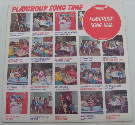 Leonard Pearcey And Mary Thomas - Playgroup Song Time (LP, RE)