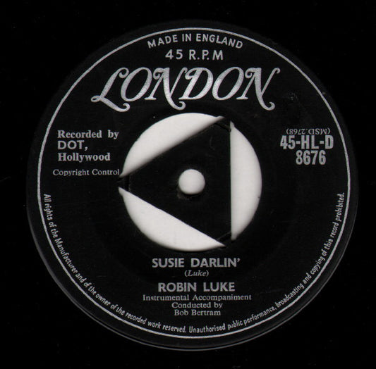Robin Luke - Susie Darlin' (7", Single)