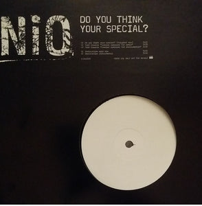 Nio - Do You Think You're Special? (12", Promo, W/Lbl)