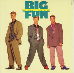 Big Fun - Hey There Lonely Girl (7", Single, Sil)