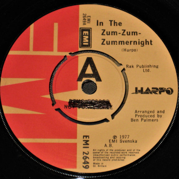 Harpo - In The Zum-Zum-Zummernight (7