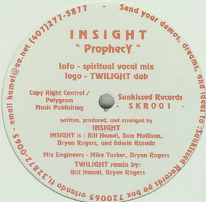 Insight - Prophecy (12")