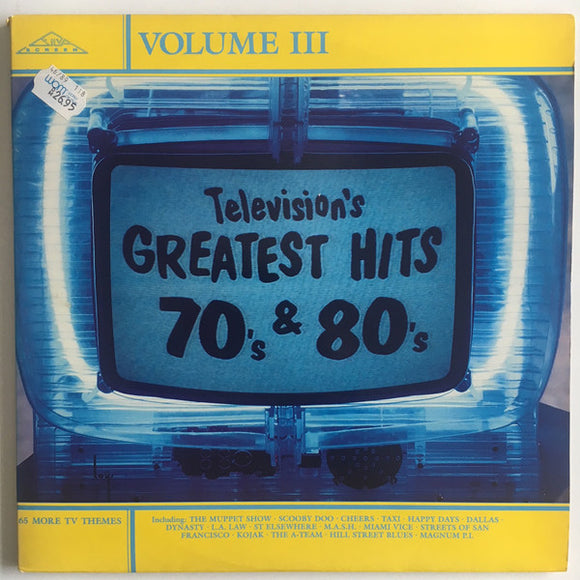 Various - Television's Greatest Hits 70's & 80's (2xLP)