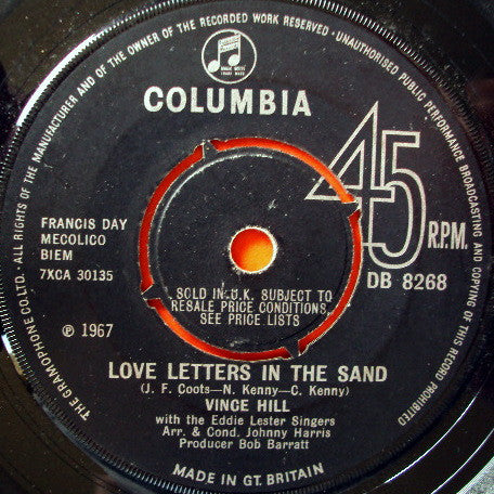 Vince Hill - Love Letters In The Sand (7
