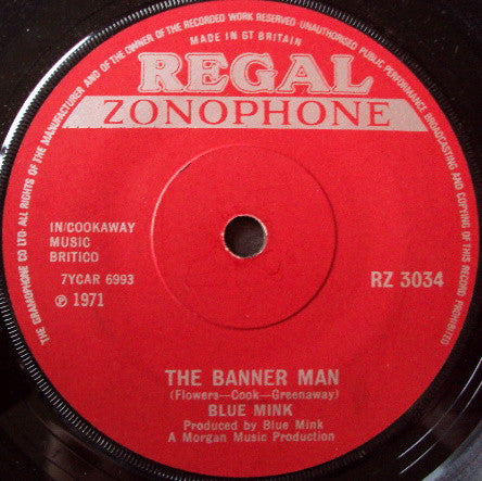 Blue Mink - The Banner Man  (7", Single, Sol)