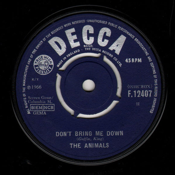The Animals - Don't Bring Me Down (7