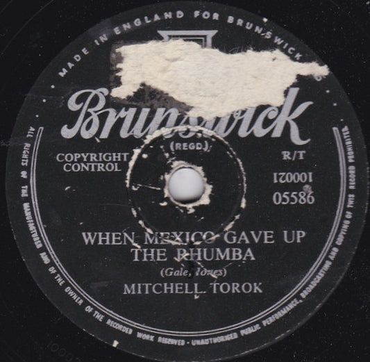 Mitchell Torok - When Mexico Gave Up The Rhumba / I Wish I Was A Little Bit Younger (Shellac, 10", Single)