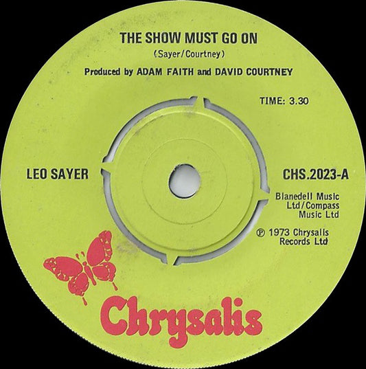 Leo Sayer - The Show Must Go On (7", Single, Kno)