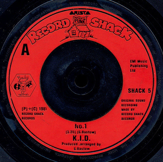 K.I.D. - No. 1 / You Can't Keep Me Waiting (7")