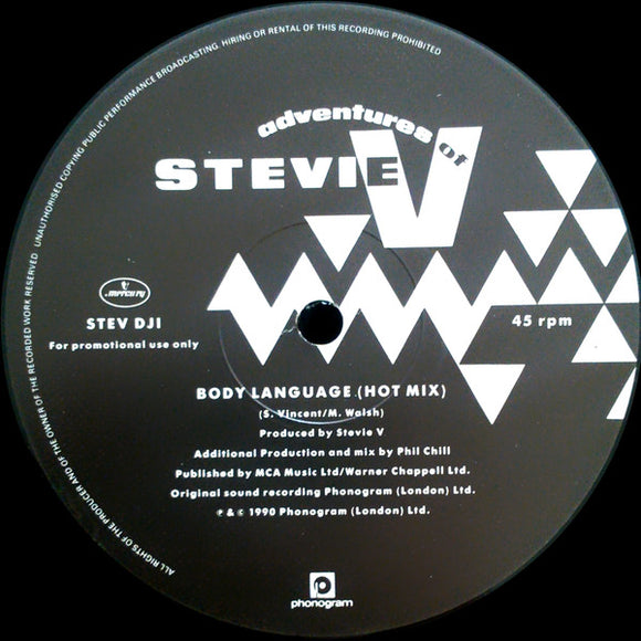 Adventures Of Stevie V. - Body Language (12
