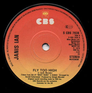 Janis Ian - Fly Too High (7", Single)