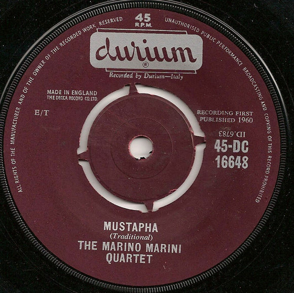 The Marino Marini Quartet* - Mustapha (7