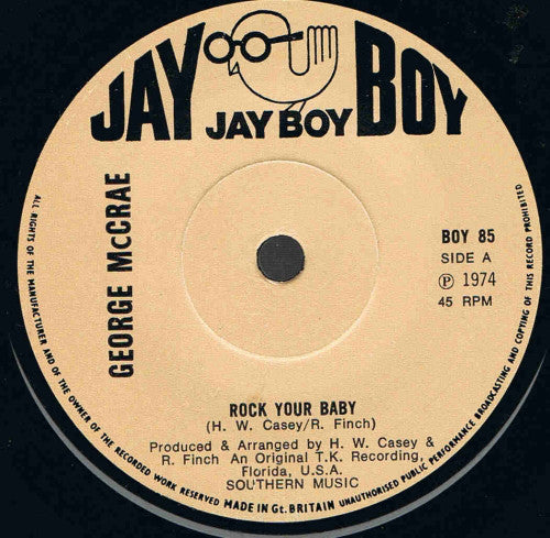 George McCrae - Rock Your Baby (7", Single, Sol)