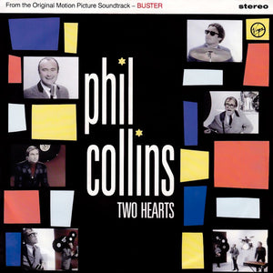 Phil Collins - Two Hearts (7", Single, Bla)