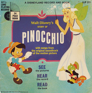 Unknown Artist - Walt Disney's Story Of Pinocchio (7")