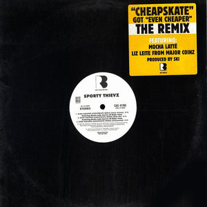 Sporty Thievz - Even Cheaper (Cheapskate Remix) (12", Promo)
