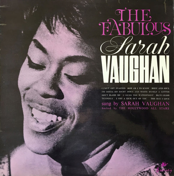 Sarah Vaughan - The Fabulous Sarah Vaughan (LP, Album)