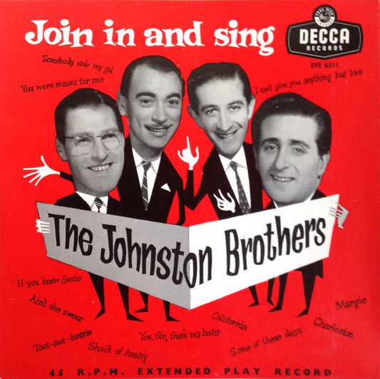 The Johnston Brothers - Join In And Sing (7", EP)