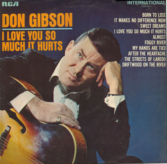 Don Gibson - I Love You So Much It Hurts (LP, Album, RE)