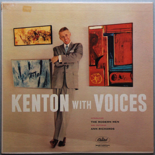 Stan Kenton Introducing The Modern Men And Featuring Ann Richards - Kenton With Voices (LP, Album)