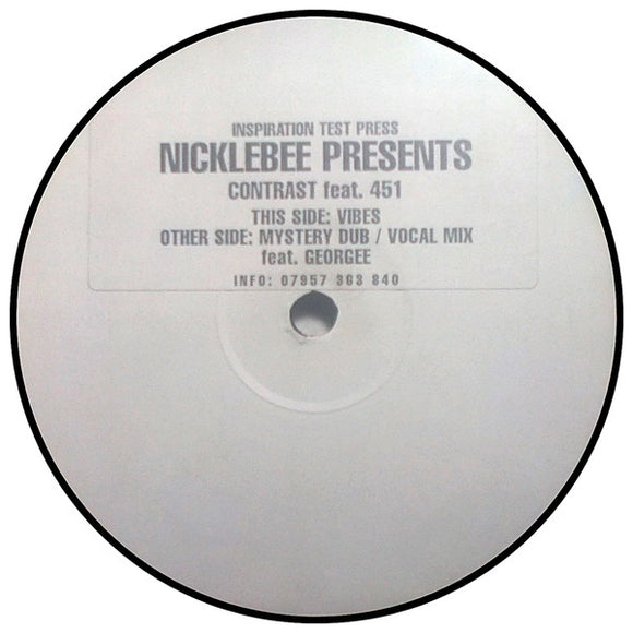 Nicklebee Presents Contrast (4) Feat. 451 - Vibes / Mystery (12