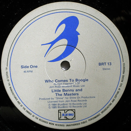 Little Benny And The Masters* - Who Comes To Boogie (12