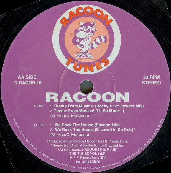 Racoon (3) - Theme From Musica! / We Rock The House (12