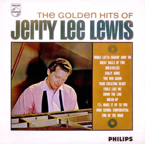 Jerry Lee Lewis - The Golden Hits Of Jerry Lee Lewis (LP, Album)