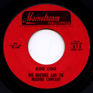 Big Brother And The Holding Company* - Coo Coo (7", Single, Ter)