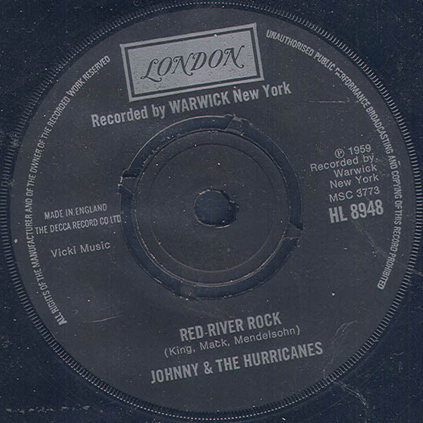 Johnny And The Hurricanes - Red River Rock (7", RE)