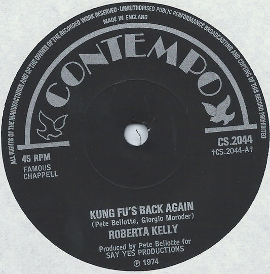 Roberta Kelly - Kung Fu's Back Again (7", Single)