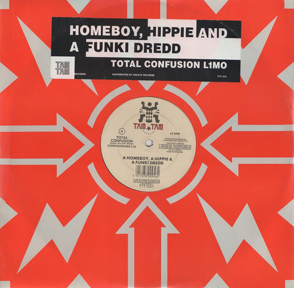 A Homeboy, A Hippie & A Funki Dredd - Total Confusion (12